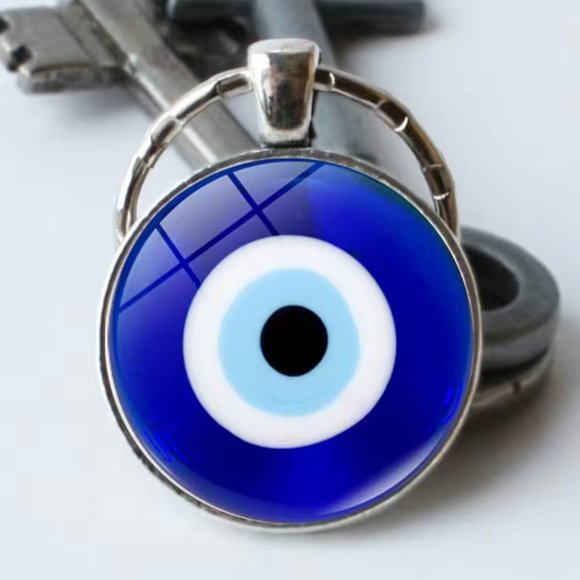 Blue Evil Eye Keychain - Negative Energy Protection NWT - Picture 2 of 5